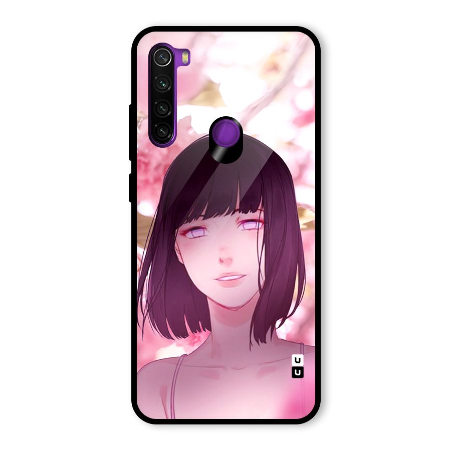 Hinata Floral Glass Back Case for Redmi Note 8