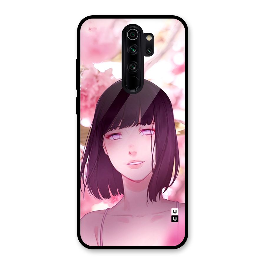 Hinata Floral Glass Back Case for Redmi Note 8 Pro