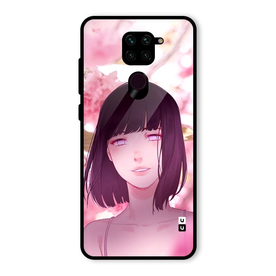 Hinata Floral Glass Back Case for Redmi Note 9