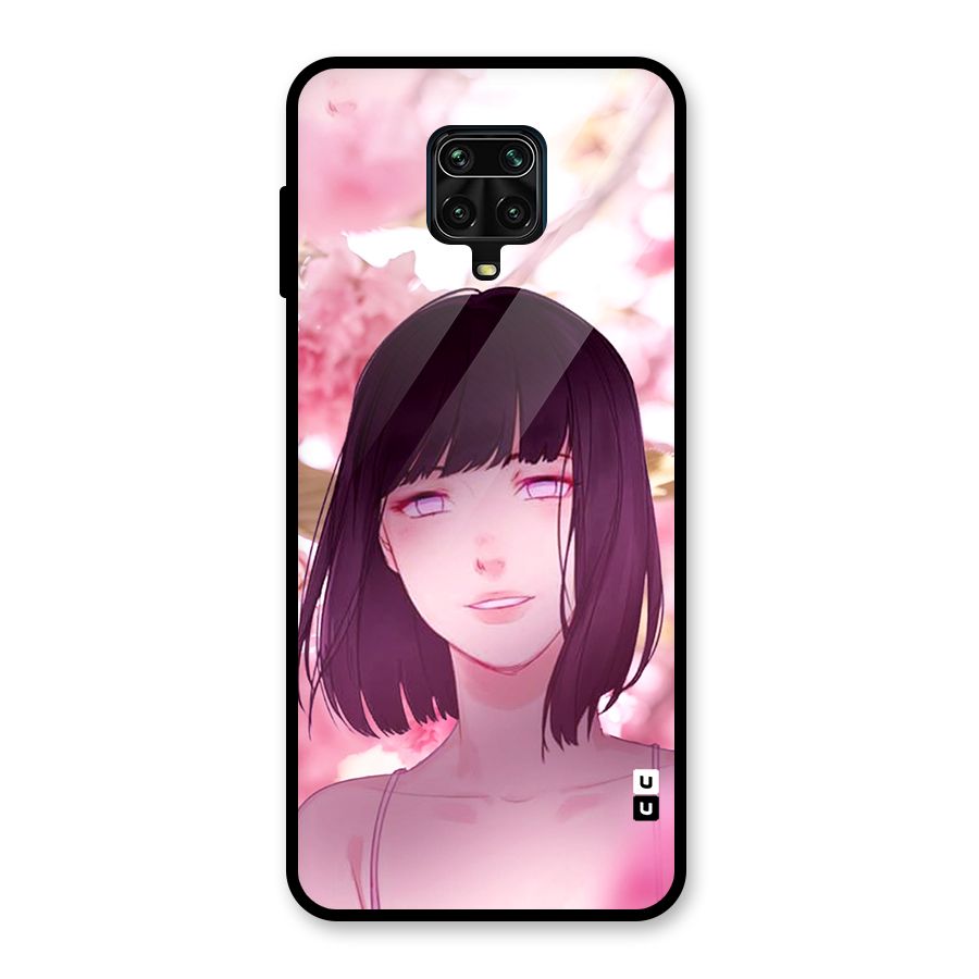 Hinata Floral Glass Back Case for Redmi Note 9 Pro