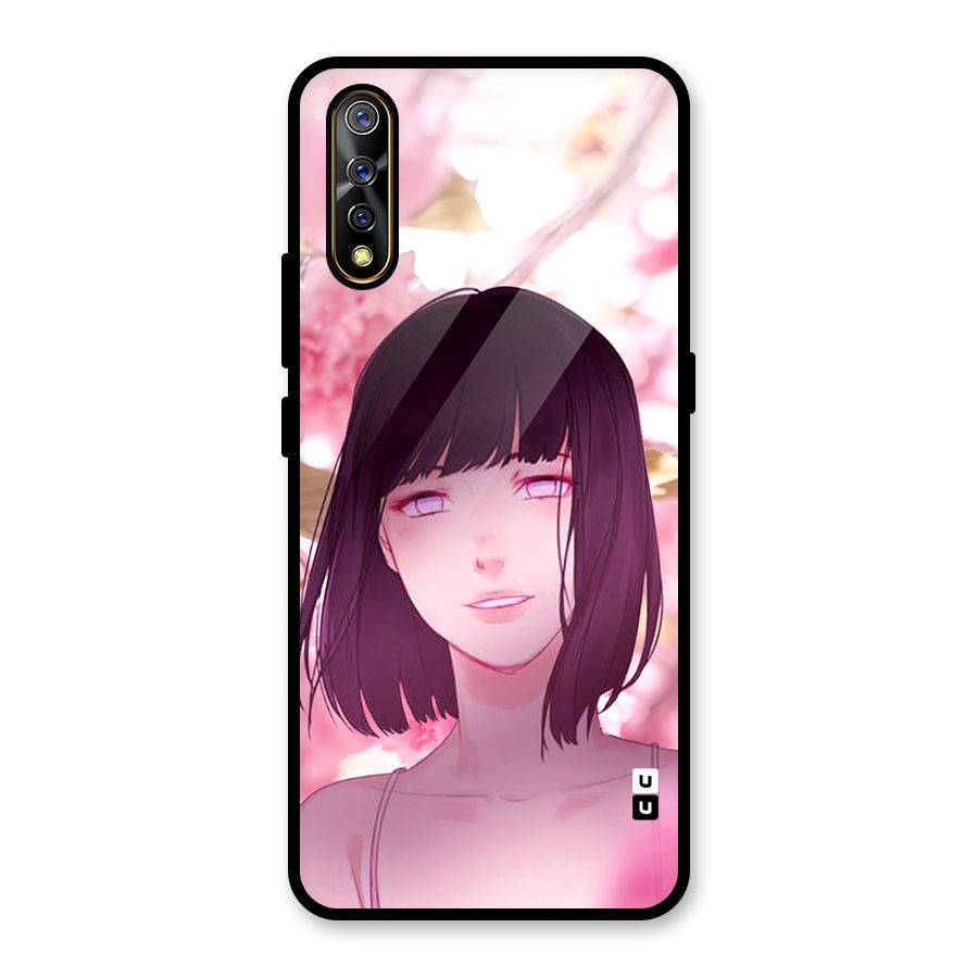 Hinata Floral Glass Back Case for Vivo S1