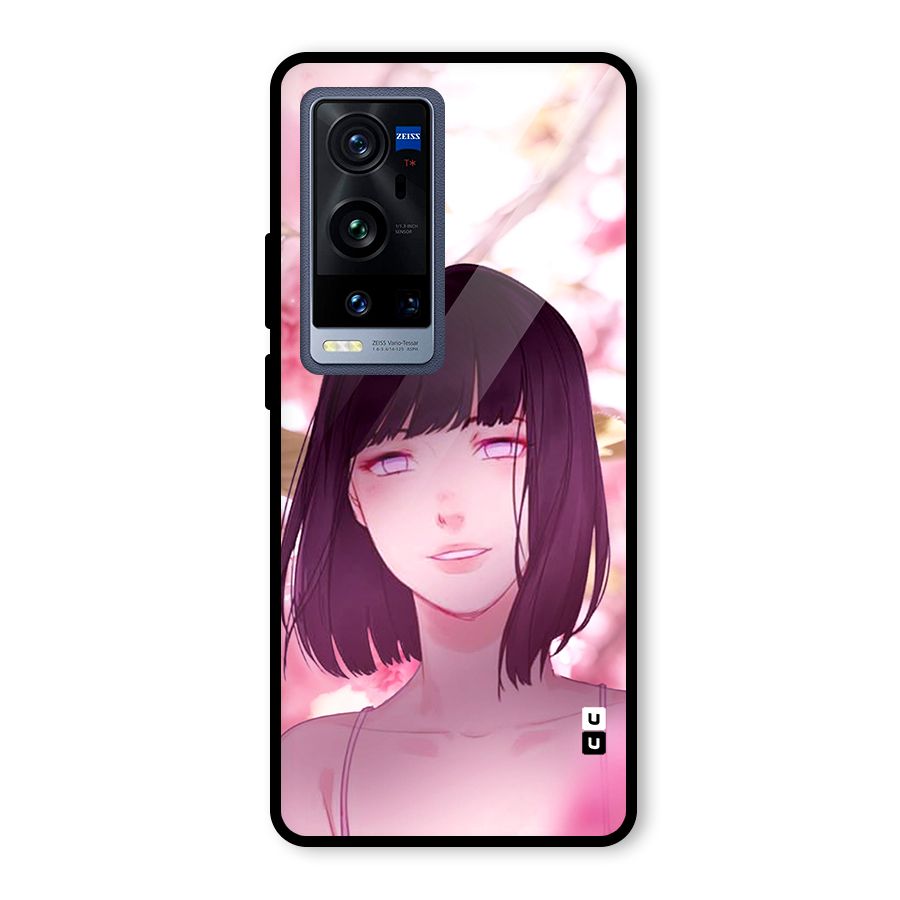 Hinata Floral Glass Back Case for Vivo X60 Pro Plus