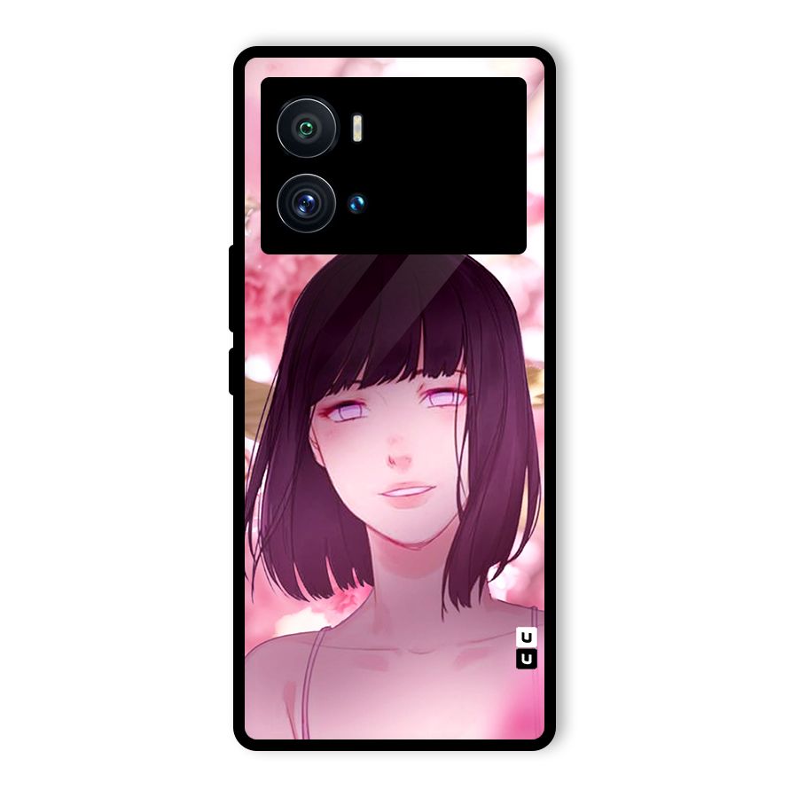 Hinata Floral Glass Back Case for Vivo iQOO 9 Pro
