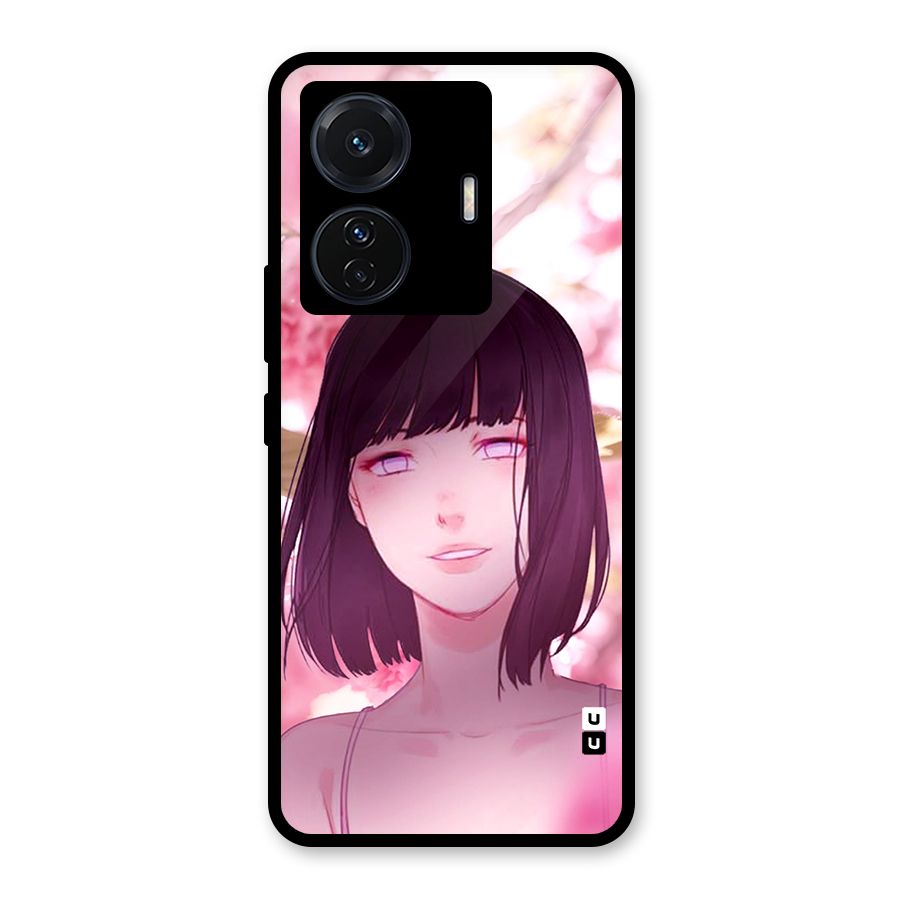 Hinata Floral Glass Back Case for Vivo iQOO Z6 Pro