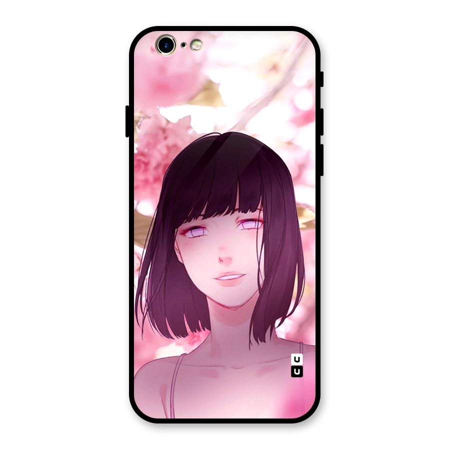 Hinata Floral Glass Back Case for iPhone 6 6S