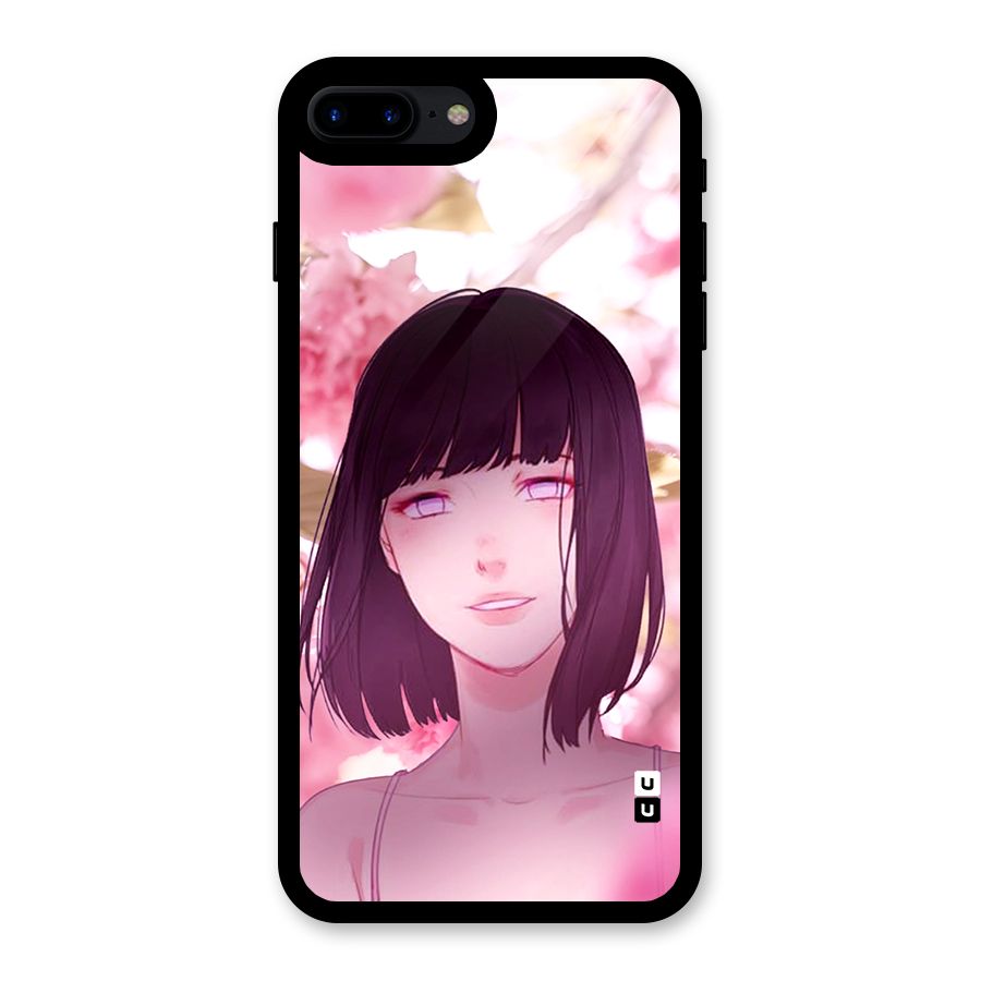 Hinata Floral Glass Back Case for iPhone 8 Plus