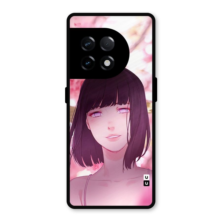Hinata Floral Metal Back Case for OnePlus 11R
