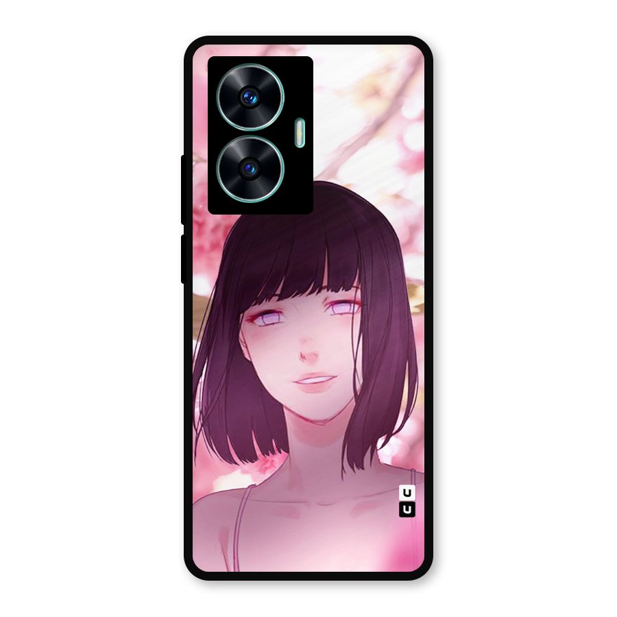 Hinata Floral Metal Back Case for Realme Narzo N55
