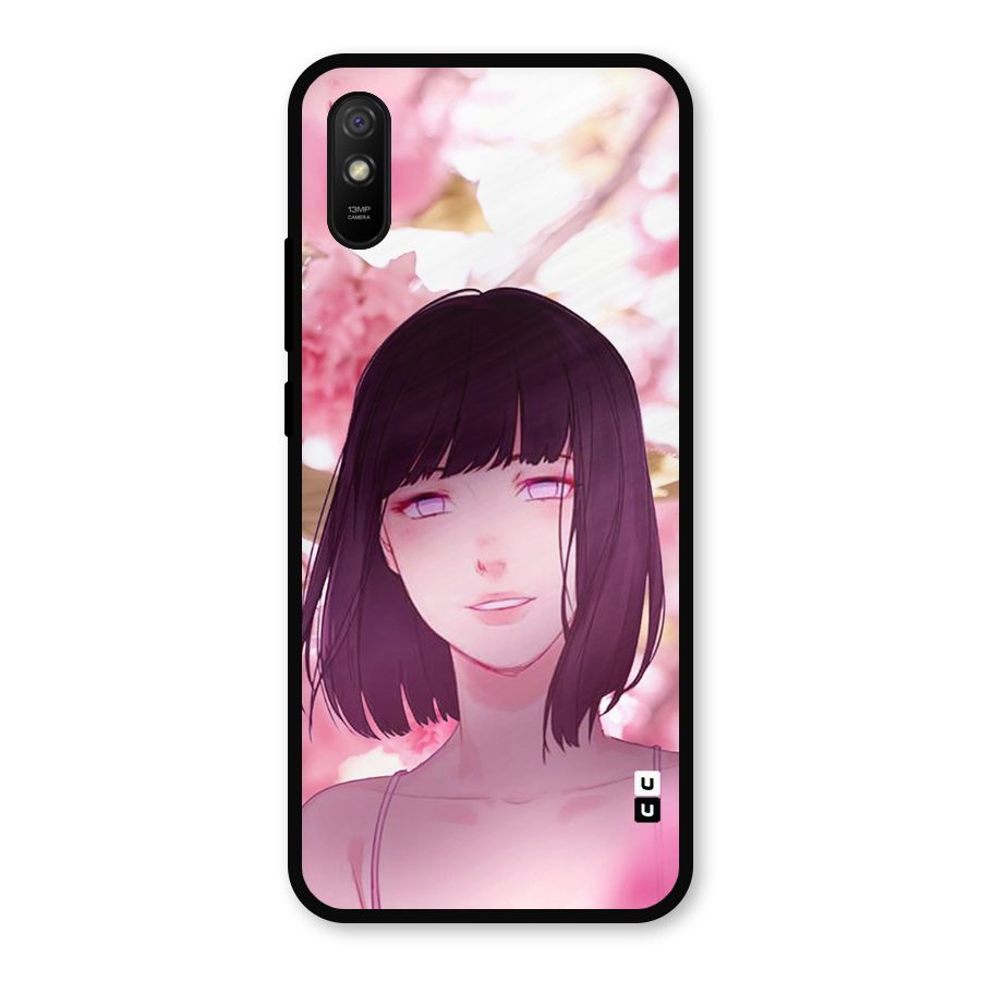 Hinata Floral Metal Back Case for Redmi 9a