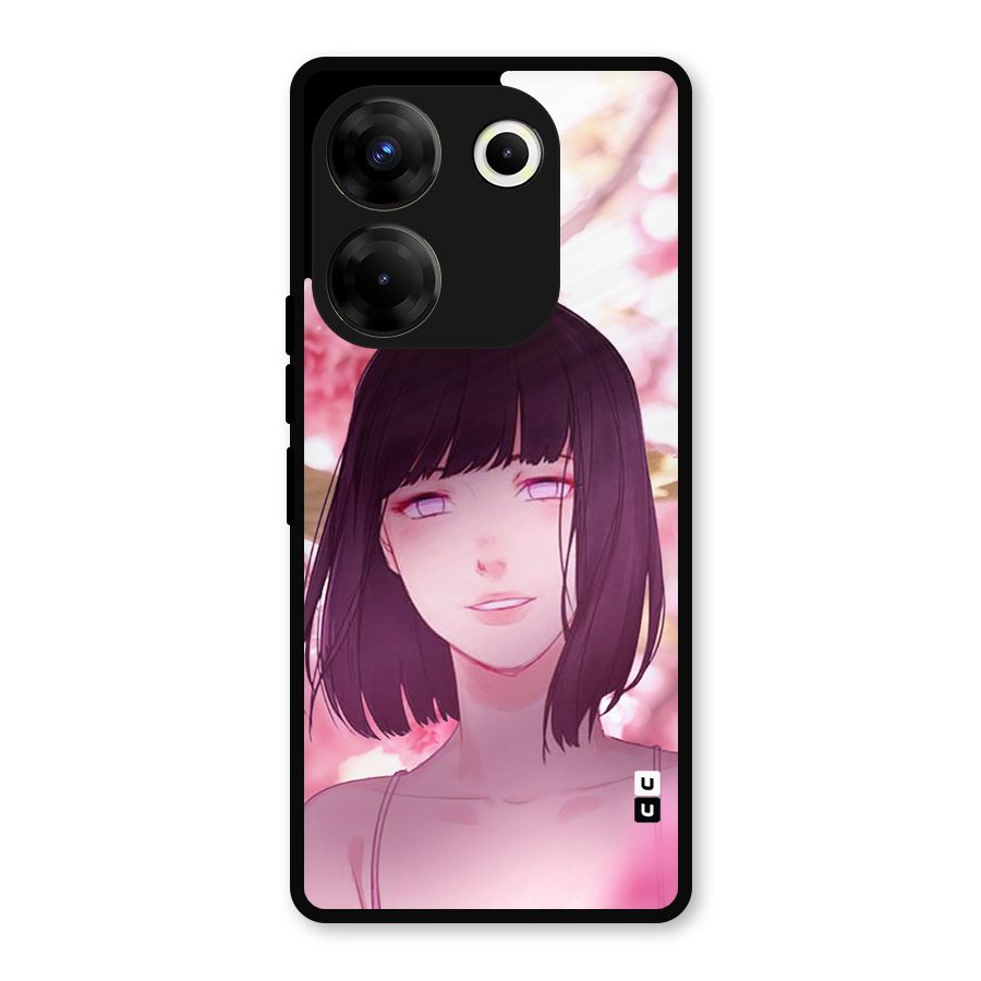 Hinata Floral Metal Back Case for Tecno Camon 20 Pro