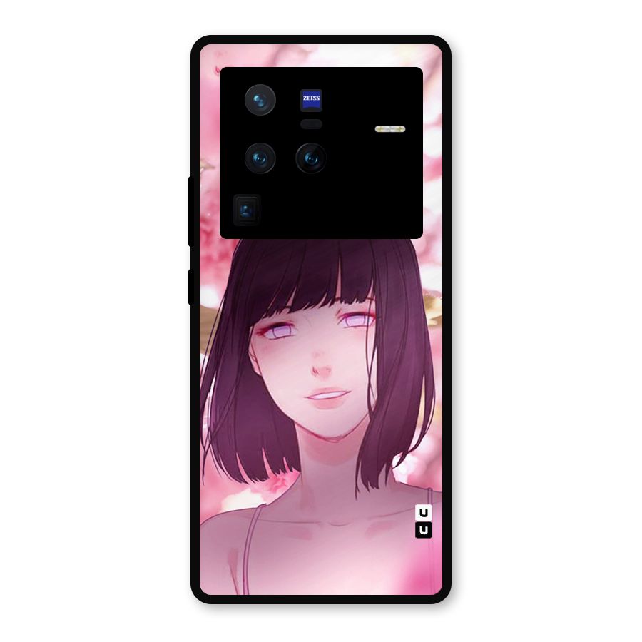 Hinata Floral Metal Back Case for Vivo X80 Pro