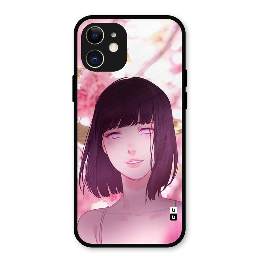 Hinata Floral Metal Back Case for iPhone 12
