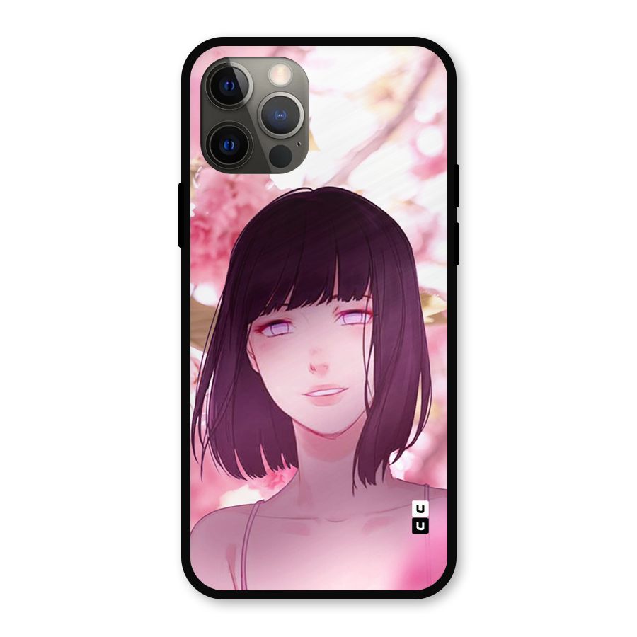 Hinata Floral Metal Back Case for iPhone 12 Pro