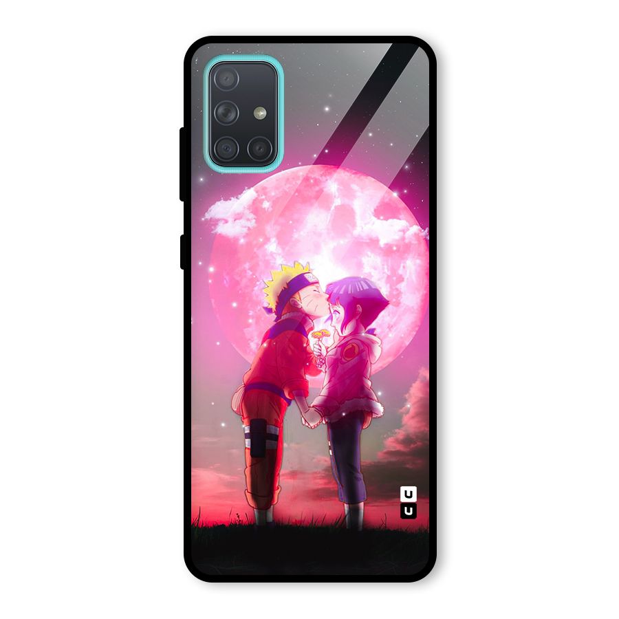 Hinata Forehead Glass Back Case for Galaxy A71