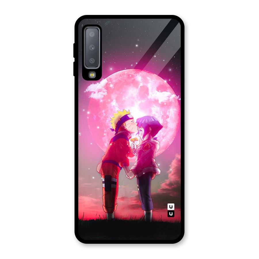 Hinata Forehead Glass Back Case for Galaxy A7 (2018)