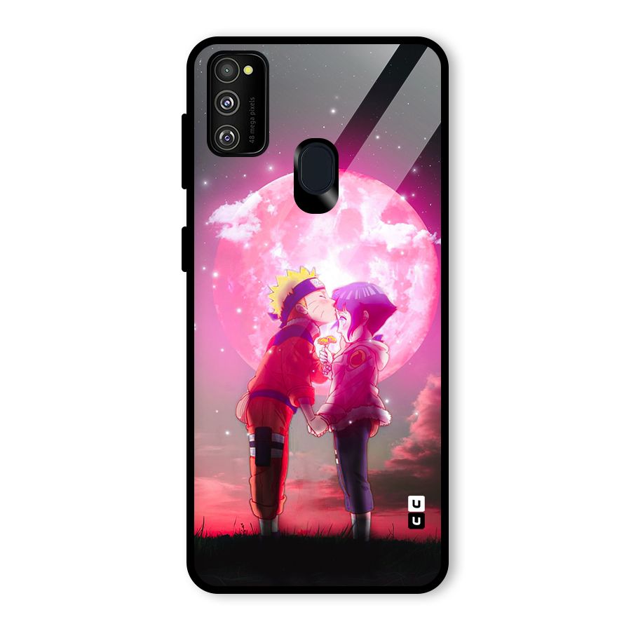 Hinata Forehead Glass Back Case for Galaxy M30s