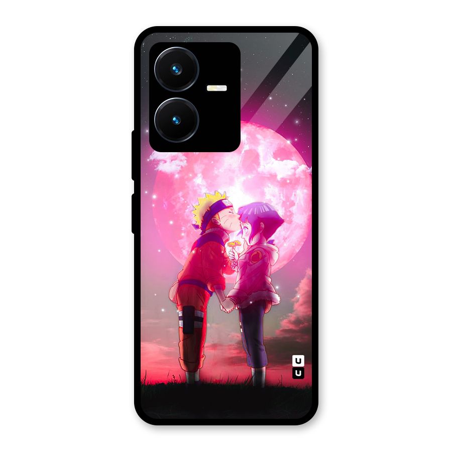 Hinata Forehead Glass Back Case for Vivo Y22s