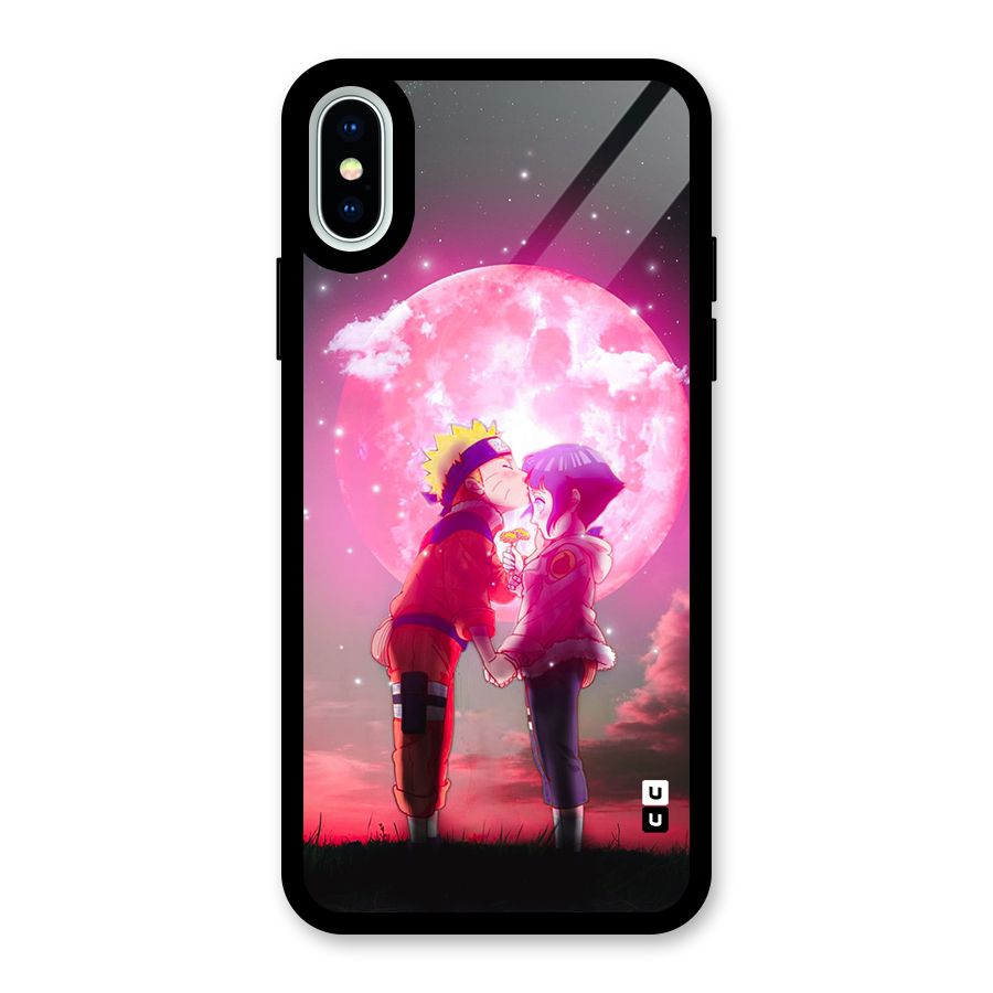 Hinata Forehead Glass Back Case for iPhone XS