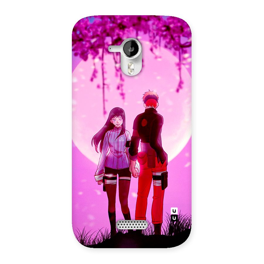 Hinata Holding Hand Back Case for Canvas HD A116