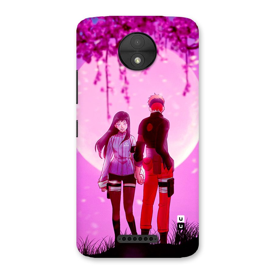 Hinata Holding Hand Back Case for Moto C