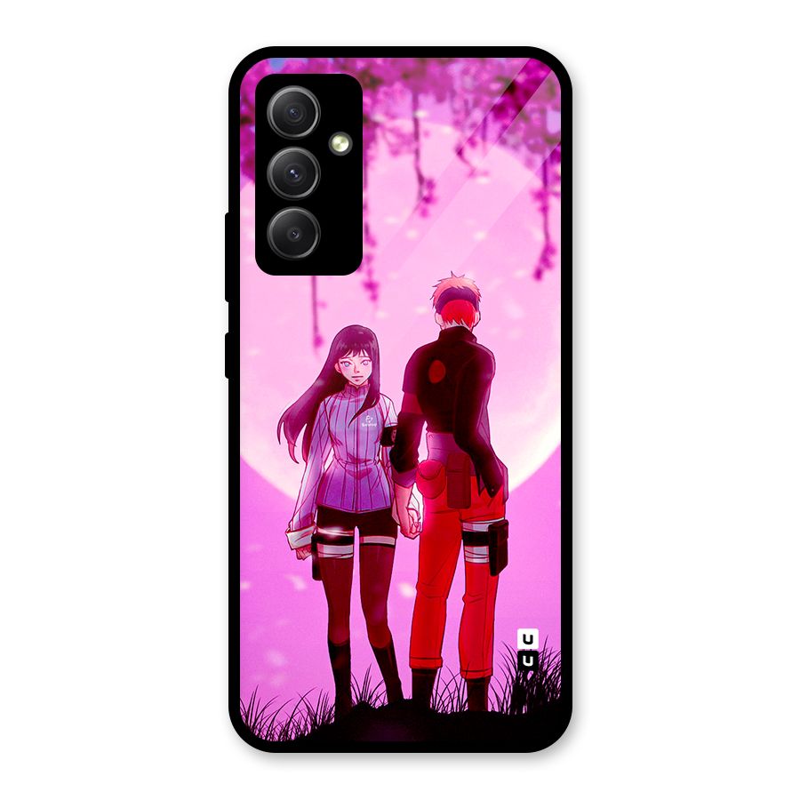 Hinata Holding Hand Glass Back Case for Galaxy A34