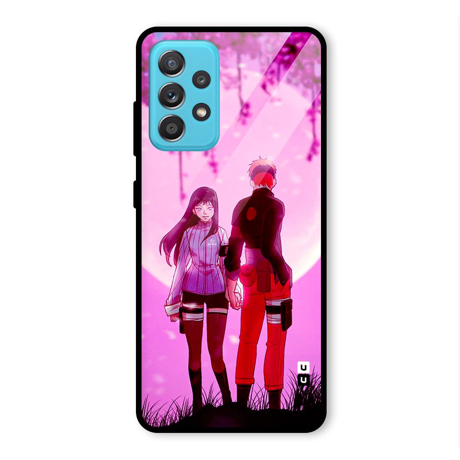 Hinata Holding Hand Glass Back Case for Galaxy A52s 5G