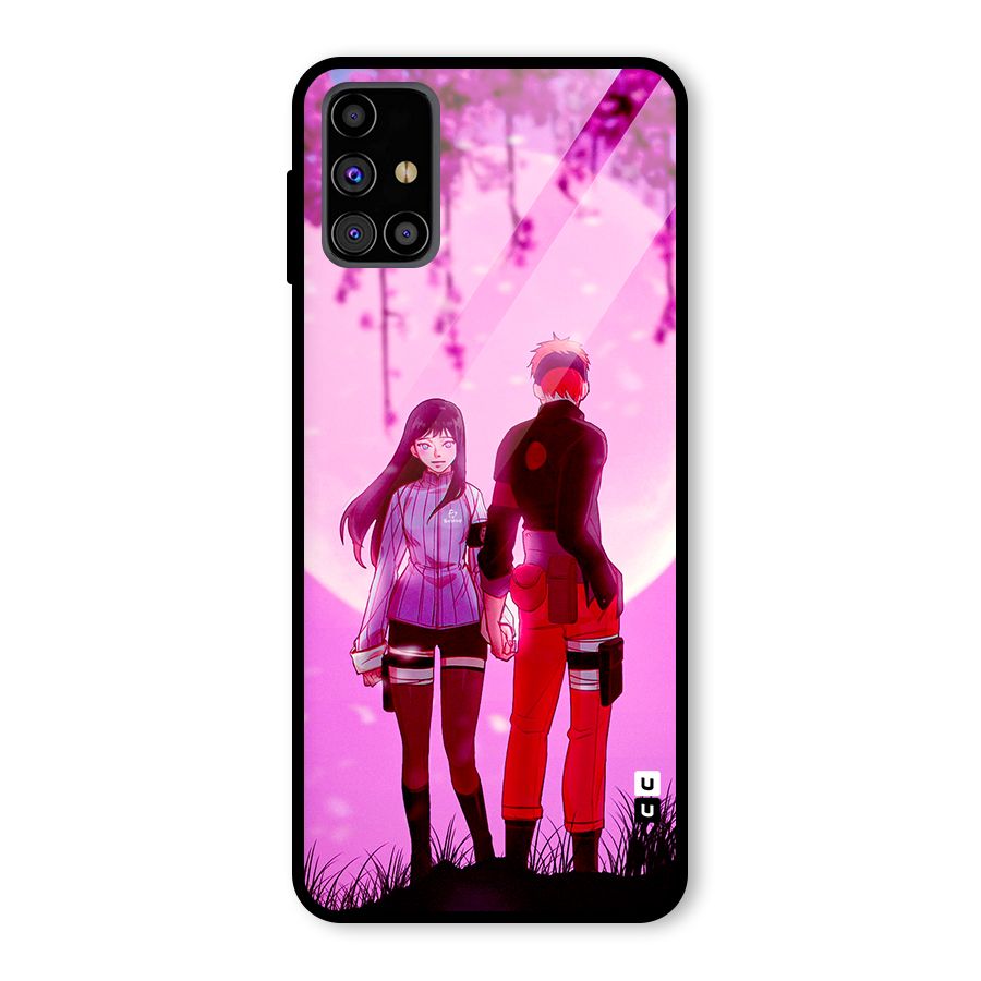 Hinata Holding Hand Glass Back Case for Galaxy M31s