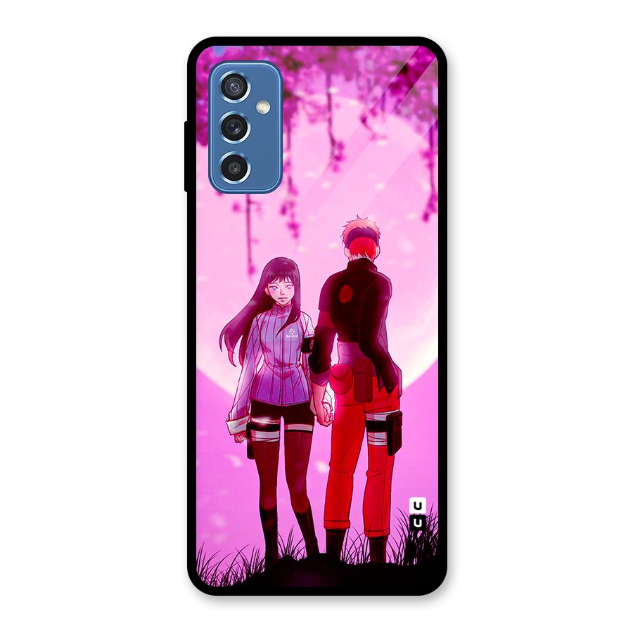 Hinata Holding Hand Glass Back Case for Galaxy M52 5G