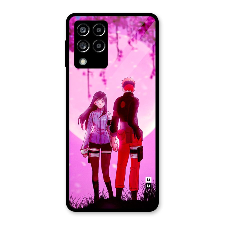 Hinata Holding Hand Glass Back Case for Galaxy M53 5G