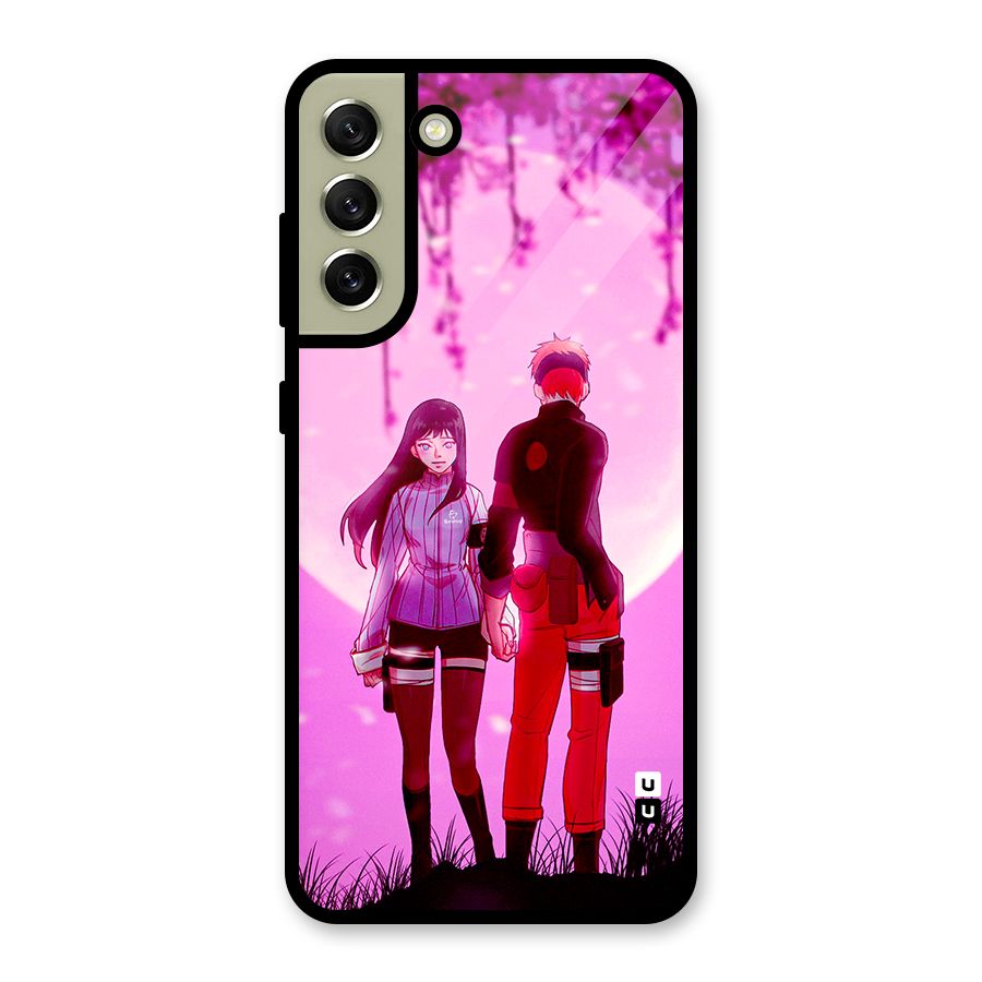 Hinata Holding Hand Glass Back Case for Galaxy S21 FE 5G