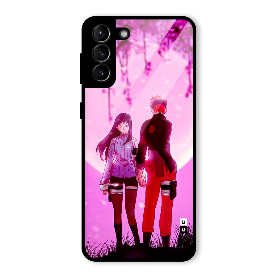 Hinata Holding Hand Glass Back Case for Galaxy S21 Plus
