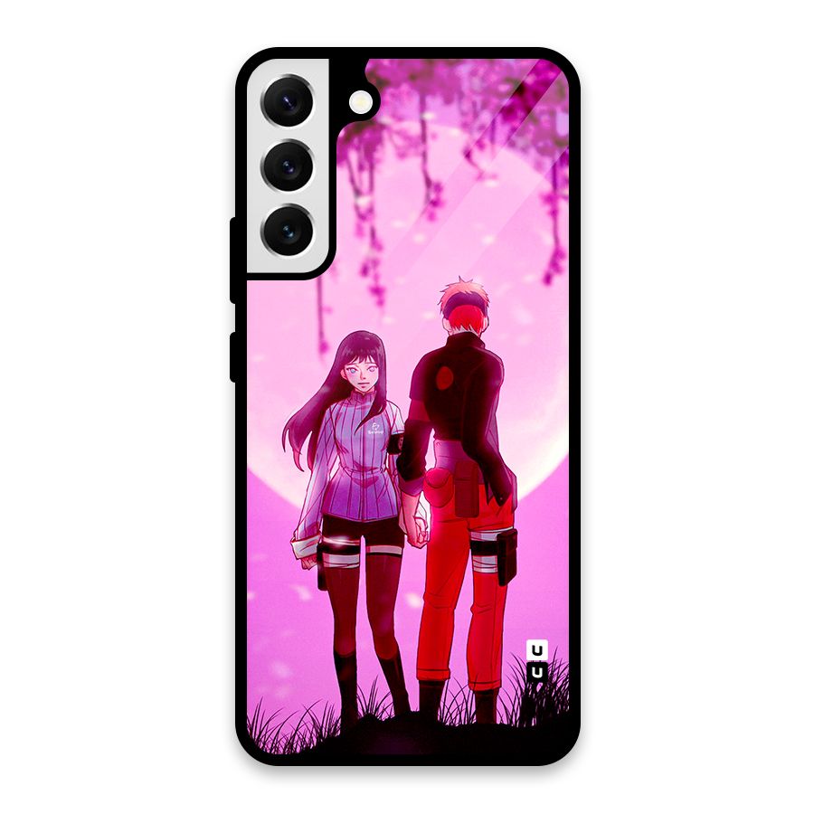 Hinata Holding Hand Glass Back Case for Galaxy S22 Plus 5G