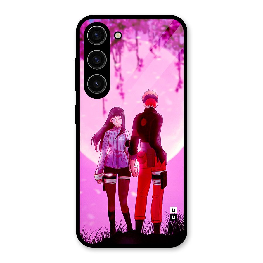 Hinata Holding Hand Glass Back Case for Galaxy S23