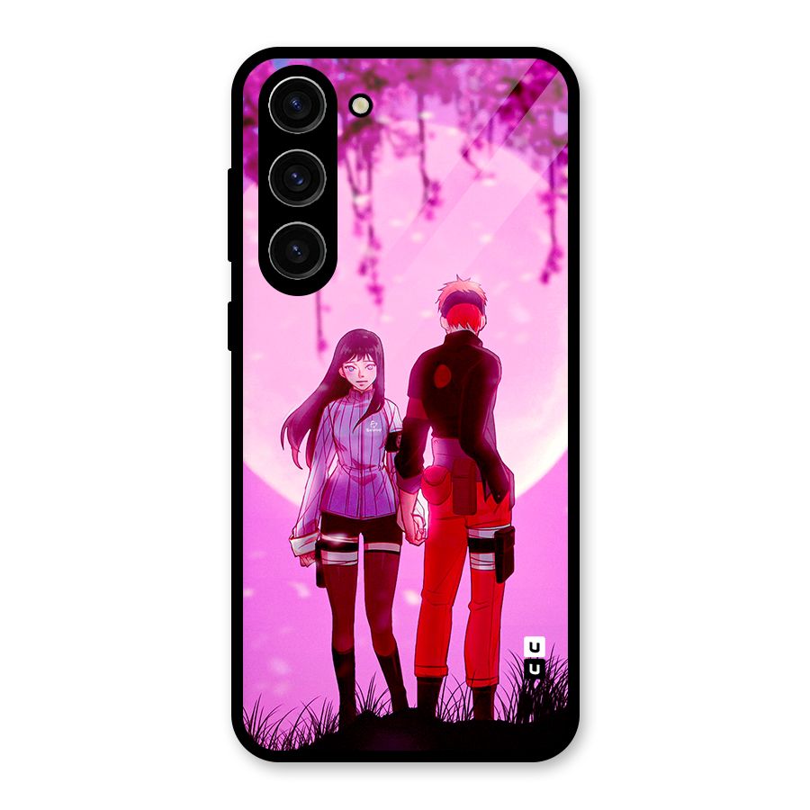 Hinata Holding Hand Glass Back Case for Galaxy S23 Plus