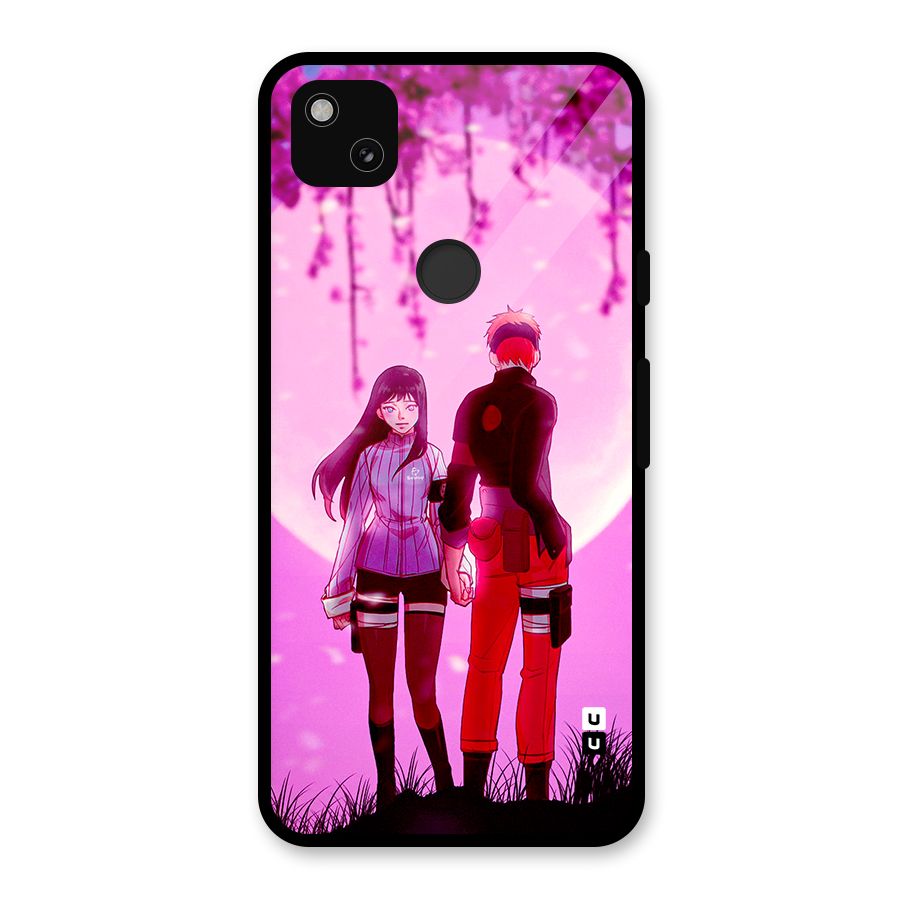 Hinata Holding Hand Glass Back Case for Google Pixel 4a