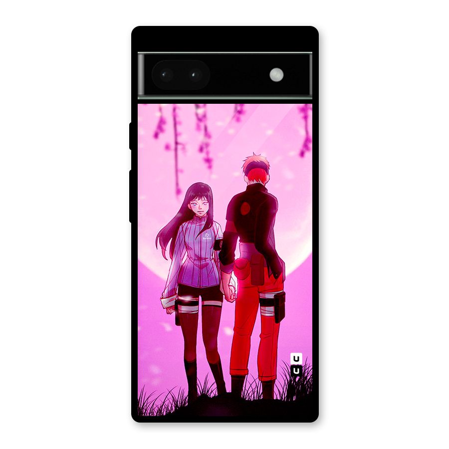 Hinata Holding Hand Glass Back Case for Google Pixel 6a