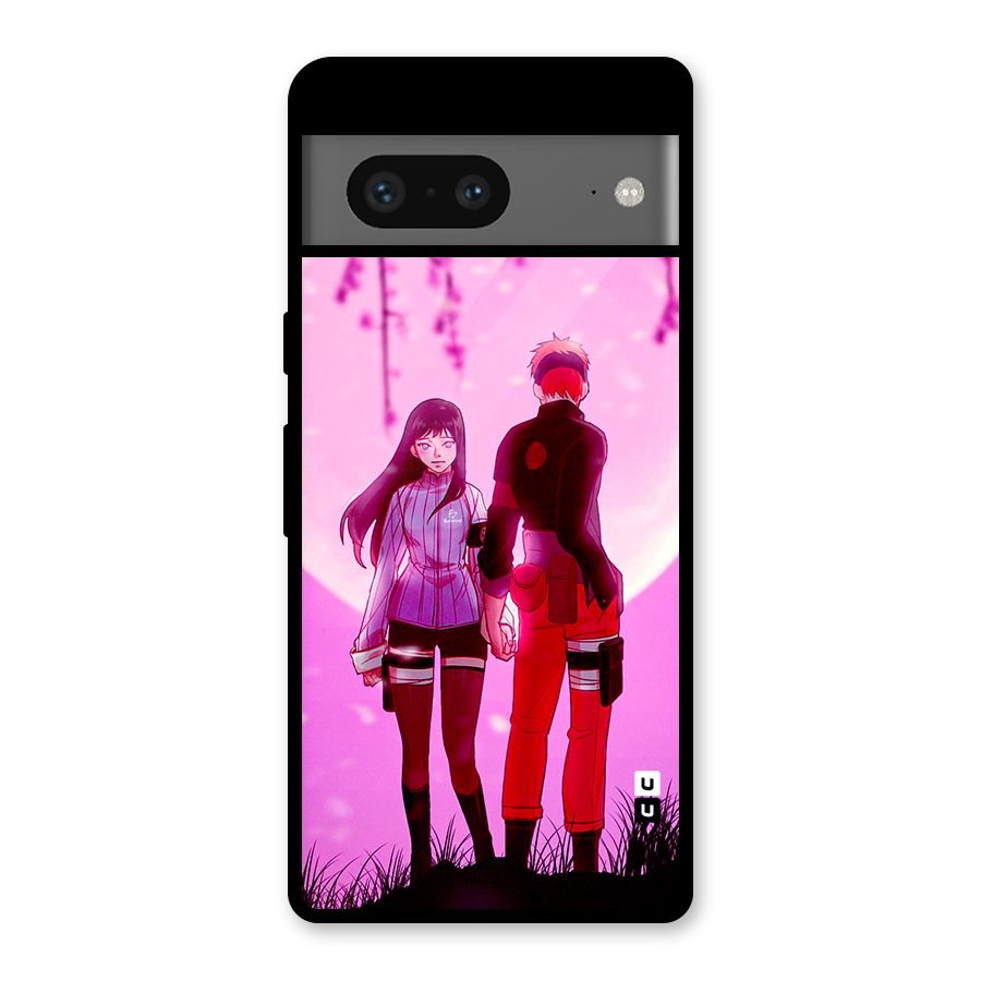 Hinata Holding Hand Glass Back Case for Google Pixel 7