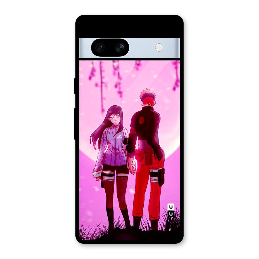 Hinata Holding Hand Glass Back Case for Google Pixel 7a