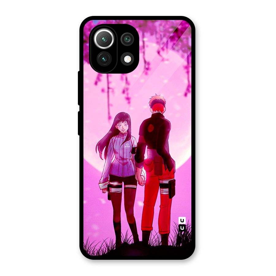 Hinata Holding Hand Glass Back Case for Mi 11 Lite
