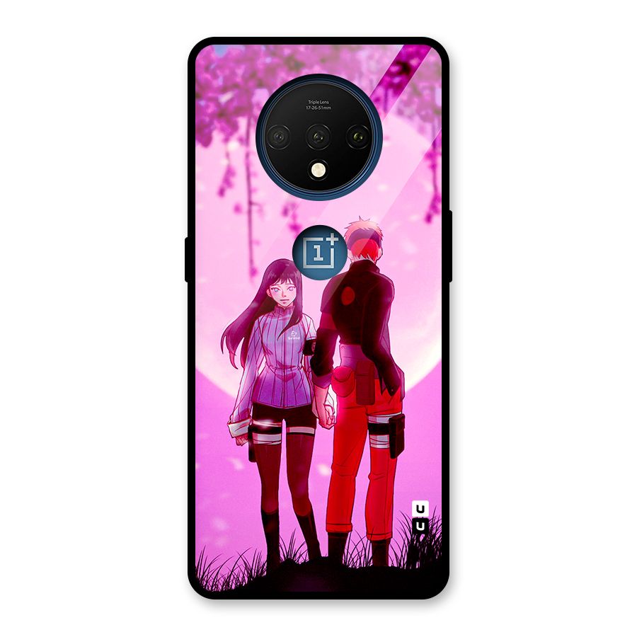 Hinata Holding Hand Glass Back Case for OnePlus 7T