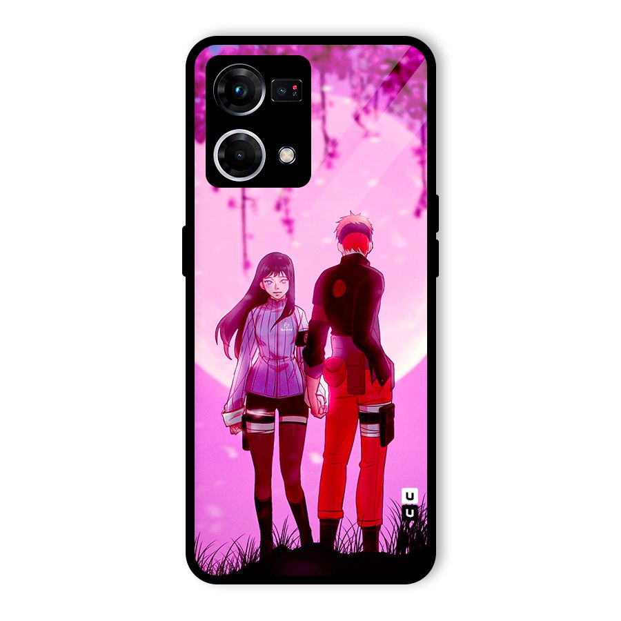 Hinata Holding Hand Glass Back Case for Oppo F21 Pro 5G