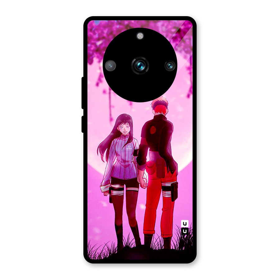 Hinata Holding Hand Glass Back Case for Realme 11 Pro Plus