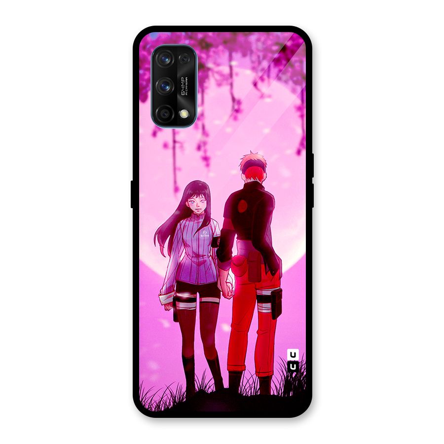 Hinata Holding Hand Glass Back Case for Realme 7 Pro