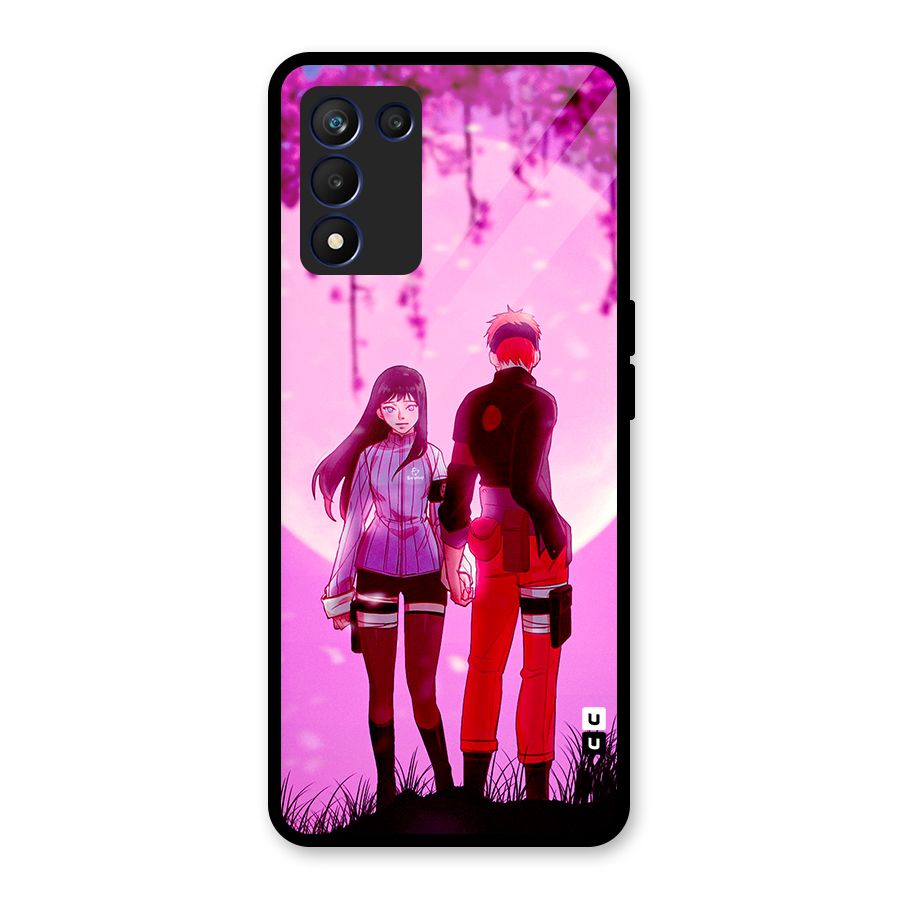 Hinata Holding Hand Glass Back Case for Realme 9 5G Speed