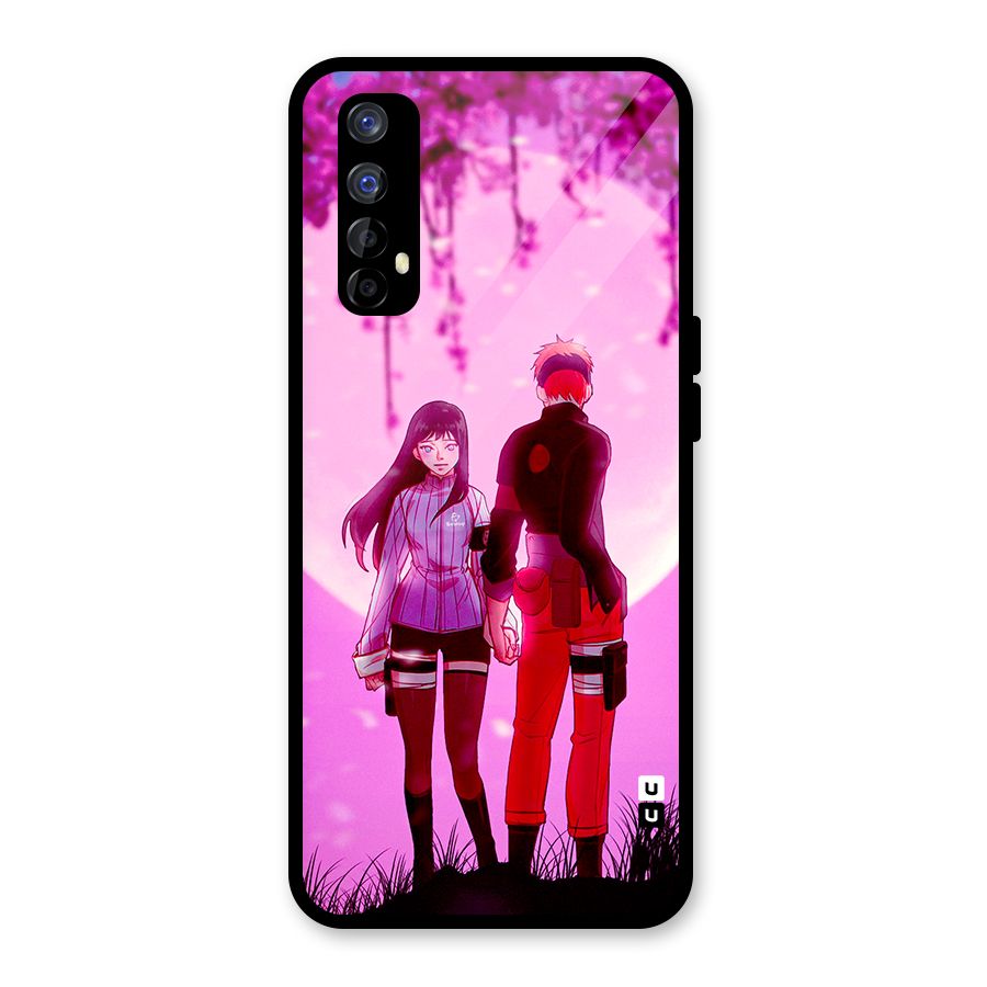 Hinata Holding Hand Glass Back Case for Realme Narzo 20 Pro