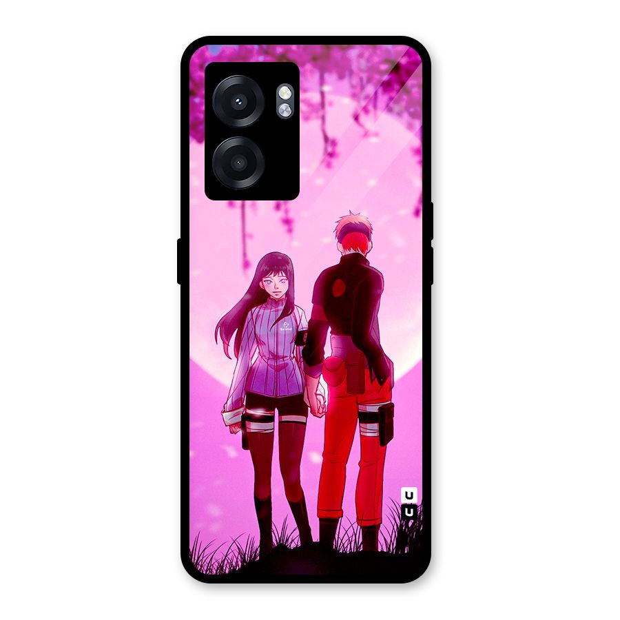 Hinata Holding Hand Glass Back Case for Realme Narzo 50 5G