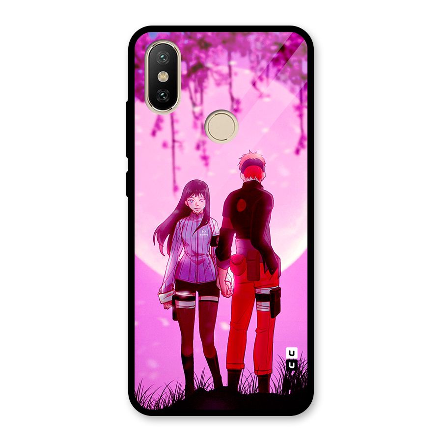 Hinata Holding Hand Glass Back Case for Redmi A2