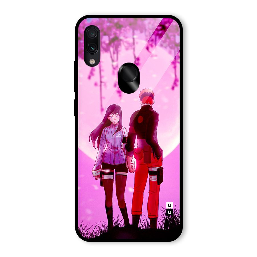 Hinata Holding Hand Glass Back Case for Redmi Note 7S