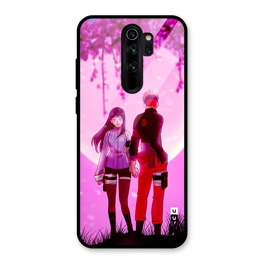 Hinata Holding Hand Glass Back Case for Redmi Note 8 Pro
