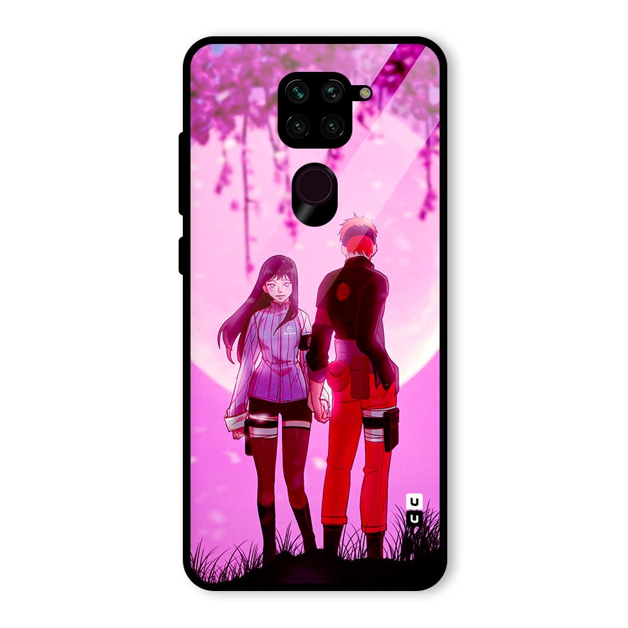 Hinata Holding Hand Glass Back Case for Redmi Note 9
